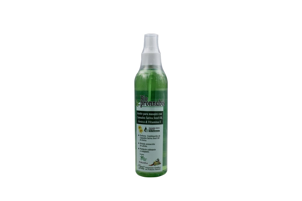 Aceite Bio Pronnabis para masajes en Droguería Milan, Dosquebradas